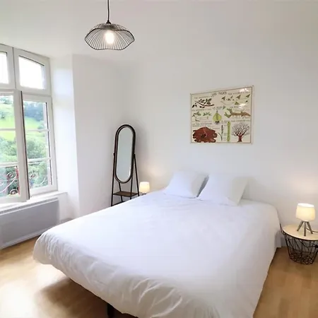 Nyaraló Maison De Charme Au Coeur Des Monts Du Cantal, Ideale Pour 12 Pers., Avec Jardin, Cheminee Et Loisirs Proches - Fr-1-742-96 Saint-Martin-Valmeroux
